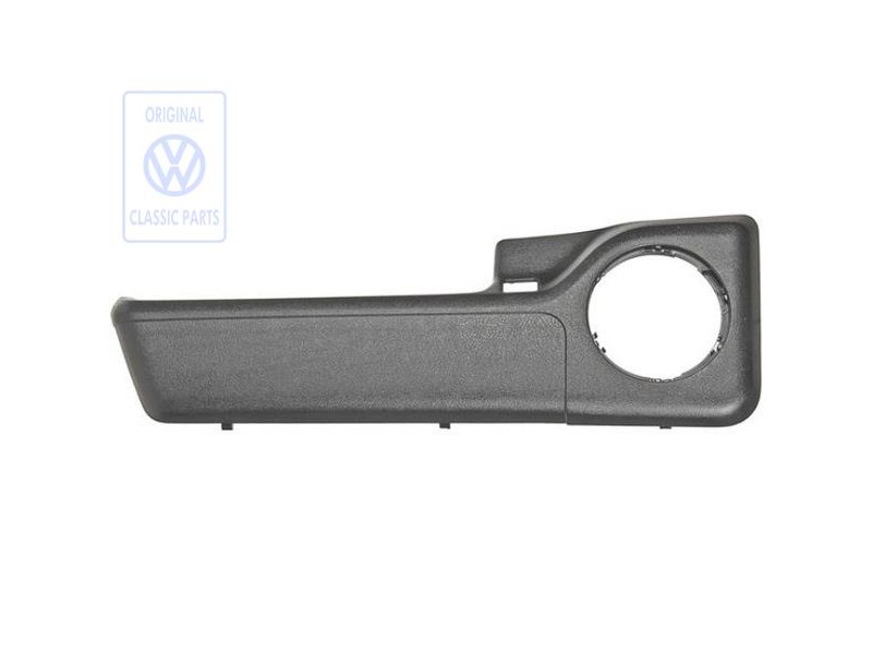 VW Original Caja Portaobjetos Negro - 535867133A 4FB