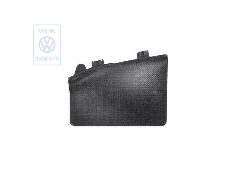 VW Original Recubrimiento Altavoz Negro - 535868147 4FB