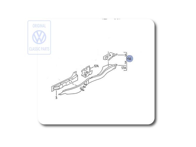 VW Original Larguero - 535803498