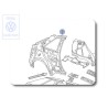 VW Original Parte Lat. Int. 
