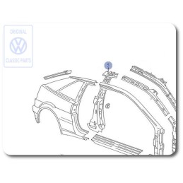 VW Original Refuerzo Para Columna B - 535809612A