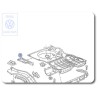 VW Original Chapa De Conexion - 535813222A
