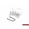 VW Original Recubrimiento P.Descansabrazos Negro Satinado - 161867191 01C