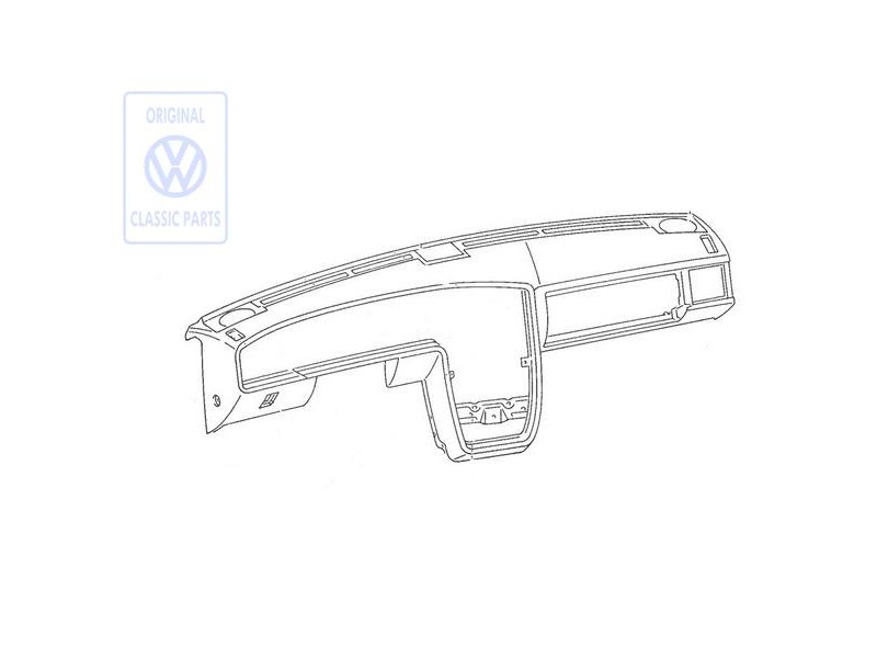 VW Original Tablero Instrumentos Negro - 535857003H 4FB