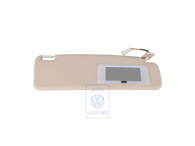 VW Original Parasol Con Espejo Iluminado Beige Claro - 535857552 8YJ
