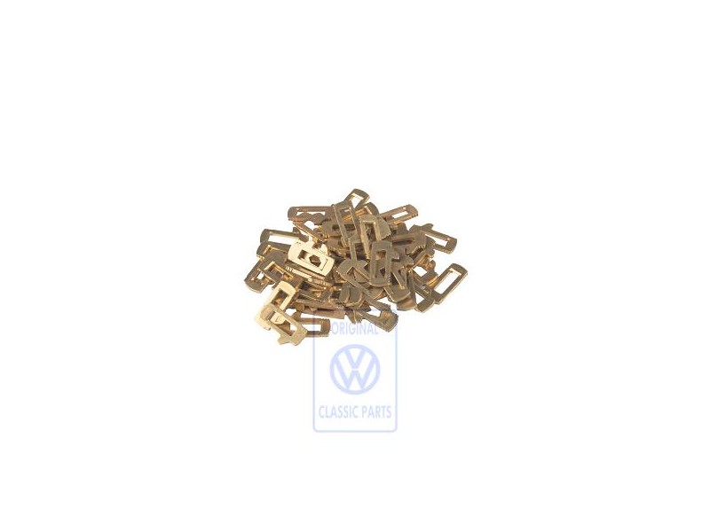 VW Original Placa De Cierre - 443837232