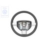 VW Original Volante Direccion Cuero Negro/Naranja - 1C0419091BBNHL