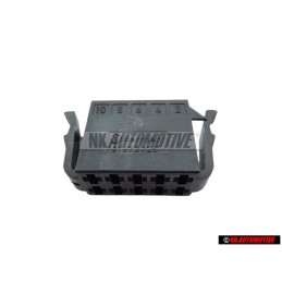 VW Original Caja De Contactos Planos Con Bloqueo De Contacto - 191972725