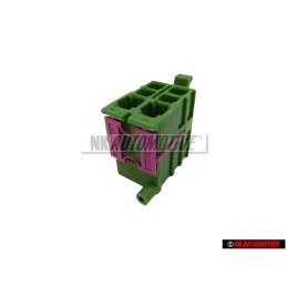 VW Original Caja De Contactos Planos Con Bloqueo De Contacto - 357941968