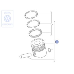 VW Original Piston Completo - 027107065