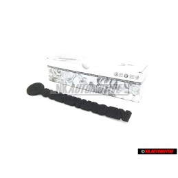 VW Original VOLKSWAGEN Trasero Rotulo Insignia Emblema Negro - 253853685