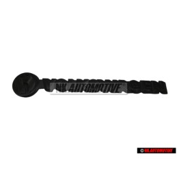 VW Original VOLKSWAGEN Trasero Rotulo Insignia Emblema Negro - 253853685