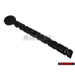 VW Original VOLKSWAGEN Trasero Rotulo Insignia Emblema Negro - 253853685