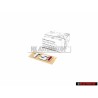 VW Original TSI Trasero Rotulo Insignia Emblema Cromo Rojo - 3AA853675 GQF