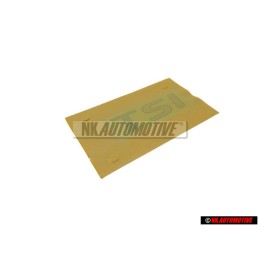 VW Original TSI Trasero Rotulo Insignia Emblema Cromo Rojo - 3AA853675A GQF
