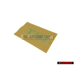 VW Original TSI Trasero Rotulo Insignia Emblema Cromo Rojo - 3AA853675A GQF