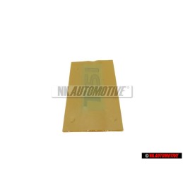 VW Original TSI Trasero Rotulo Insignia Emblema Cromo Rojo - 3AA853675A GQF