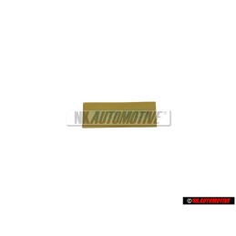 VW Original 2.0 TDI Trasero Rotulo Insignia Emblema Cromo Rojo - 3AA853675F GQF