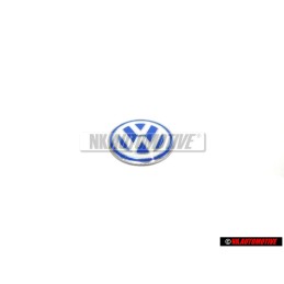 VW Original Clave Simbolo Emblema Azul Blanco - 3B0837891 09Z
