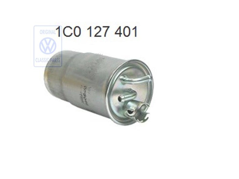 VW Original Filtro De Combustible - 1C0127401