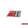 Audi Original S6 Trasero Rotulo Insignia Emblema Cromo Rojo - 4A5853735E 2ZZ