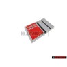 Audi Original S6 Trasero Rotulo Insignia Emblema Cromo Rojo - 4A5853735E 2ZZ