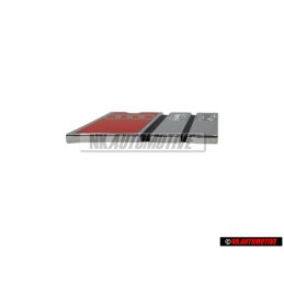 Audi Original S6 Trasero Rotulo Insignia Emblema Cromo Rojo - 4A5853735E 2ZZ