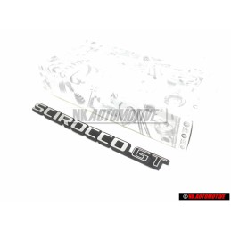 VW Original SCIROCCO GT Trasero Rotulo Insignia Emblema - 533853687B GX2
