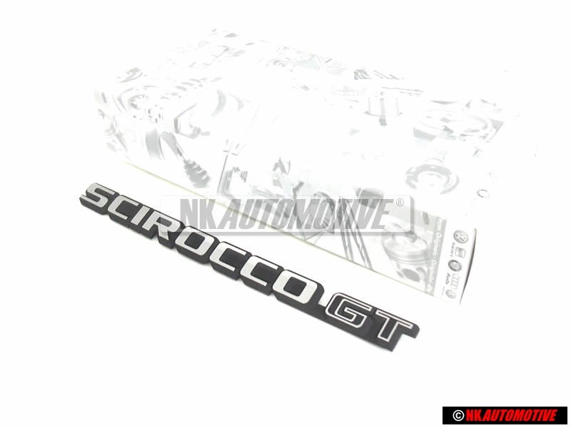 VW Original SCIROCCO GT Trasero Rotulo Insignia Emblema - 533853687B GX2