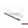 VW Original SCIROCCO GT Trasero Rotulo Insignia Emblema - 533853687B GX2