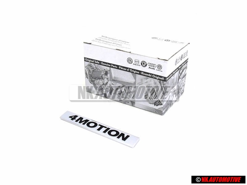 VW Original 4MOTION Trasero Rotulo Insignia Emblema Cromo - 5K0853675S FXC