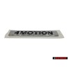 VW Original 4MOTION Trasero Rotulo Insignia Emblema Cromo - 5K0853675S FXC
