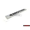 VW Original 4MOTION Trasero Rotulo Insignia Emblema Cromo - 5K0853675S FXC
