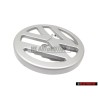 VW Original Frente Simbolo Insignia Emblema Plata - 600853601