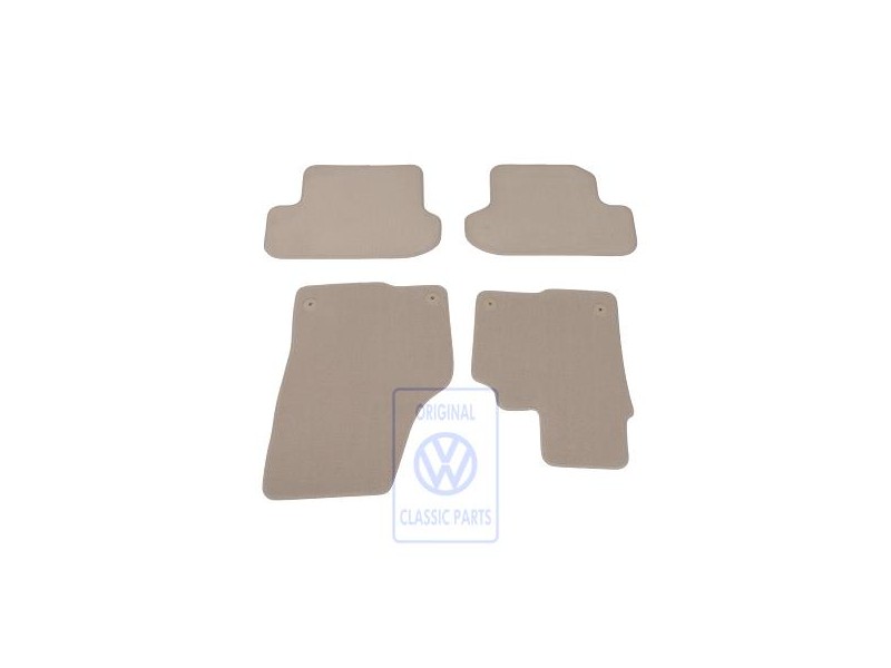 VW Original 1 Juego Alfombrillas Beige Nutria - 5C2863011D ICK