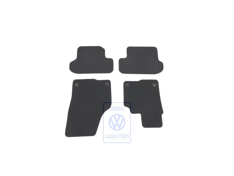 VW Original 1 Juego Alfombrillas Negro Titanio/Artgrey - 5C2863011D ISR