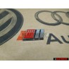 Audi Original S2 Volante Rotulo Insignia Emblema Cromo Rojo - 893419685