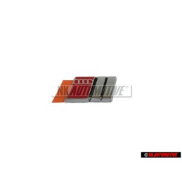 Audi Original S2 Volante Rotulo Insignia Emblema Cromo Rojo - 893419685