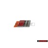 Audi Original S2 Volante Rotulo Insignia Emblema Cromo Rojo - 893419685