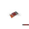 Audi Original S2 Volante Rotulo Insignia Emblema Cromo Rojo - 893419685