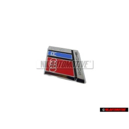 Audi Original RS2 Volante Rotulo Insignia Emblema Cromo Rojo Azul - 8A0419685C