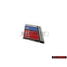 Audi Original RS2 Volante Rotulo Insignia Emblema Cromo Rojo Azul - 8A0419685C