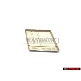 Audi Original RS2 Volante Rotulo Insignia Emblema Cromo Rojo Azul - 8A0419685C