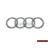 Audi Original Anillos Trasero Simbolo Insignia Emblema Cromo - 4B9853742 2ZZ