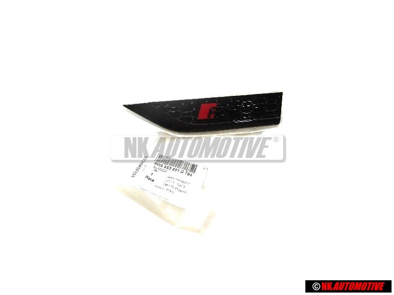 Audi Original RS5 Lado Rotulo Insignia Emblema Negro Rojo - 8W6853601D T94
