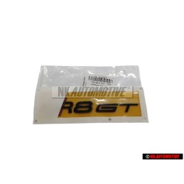 Audi Original R8 GT Trasero Rotulo Insignia Emblema Negro Rojo - 4S0853741 T94