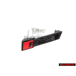 Audi Original RS3 Frente Rotulo Insignia Emblema Negro Rojo - 8V5853736B T94