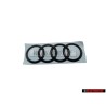Audi Original Anillos Trasero Simbolo Insignia Emblema Negro - 8X0853742B T94