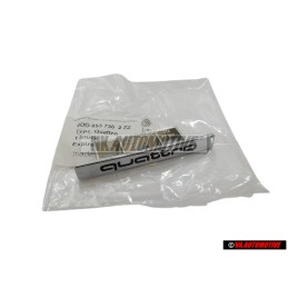 Audi Original QUATTRO Frente Rotulo Insignia Emblema Cromo - 4D0853736 2ZZ