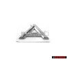 Audi Original A Trasero Rotulo Insignia Emblema Cromo - 4D0853741 2ZZ